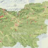 Kletterführer Slowenien - Übersichtskarte 2020