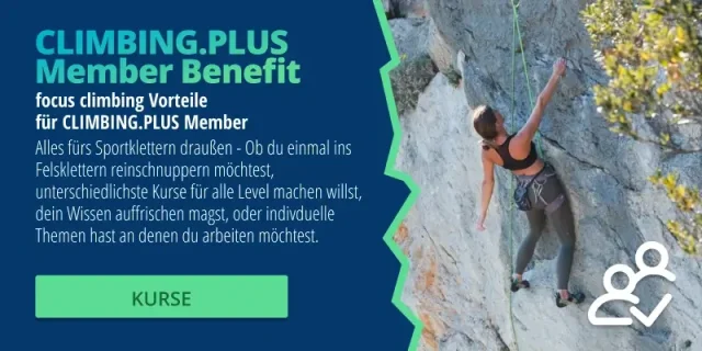 focus climbing Vorteile für CLIMBING.PLUS Member