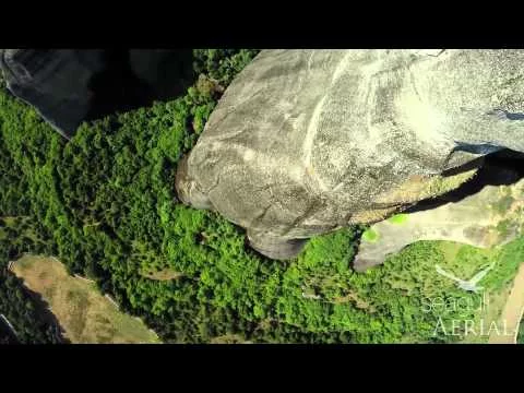 Rock Climbing Meteora with a Drone